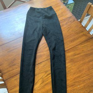 Aritzia Wilfred Free Daria Faux Suede Leggings - Black S